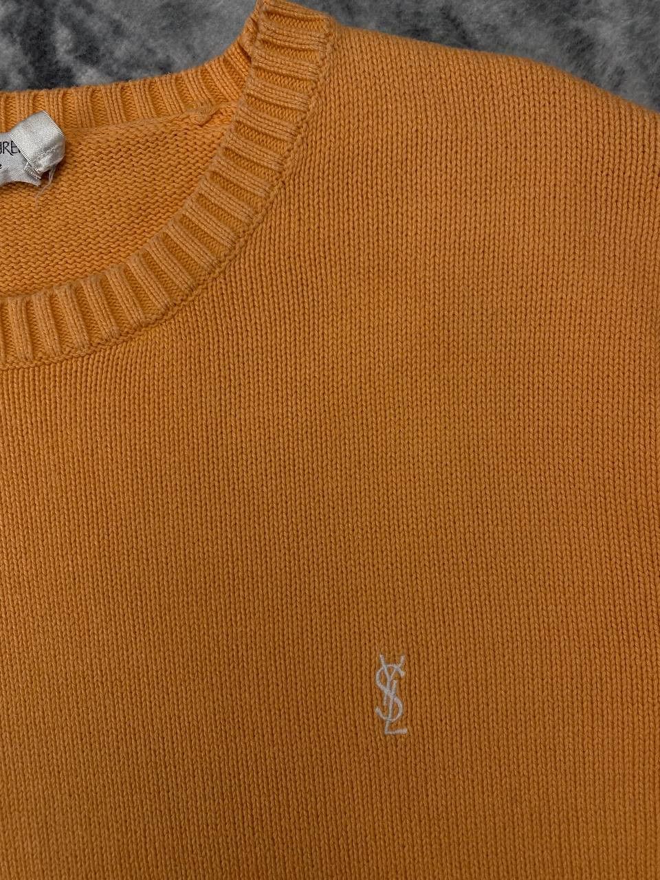 Yves Saint Laurent Vintage Yves Saint Laurent Knit Sweater YSL Logo 90s Men Size US L / EU 52-54 / 3 - 4 Thumbnail