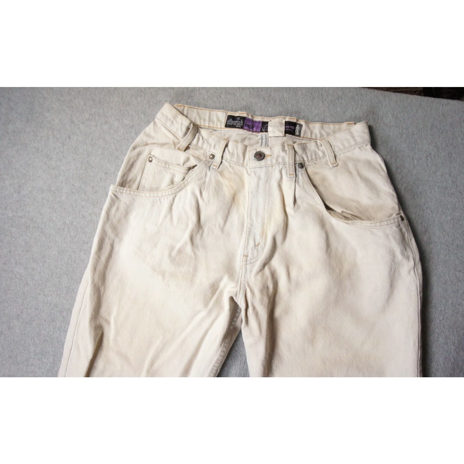 Levi's VINTAGE Levi's Jeans Mens 32x32 Gray Silvertab Baggy Denim Pants Y2K Grunge Skate Size US 32 / EU 48 - 2 Thumbnail