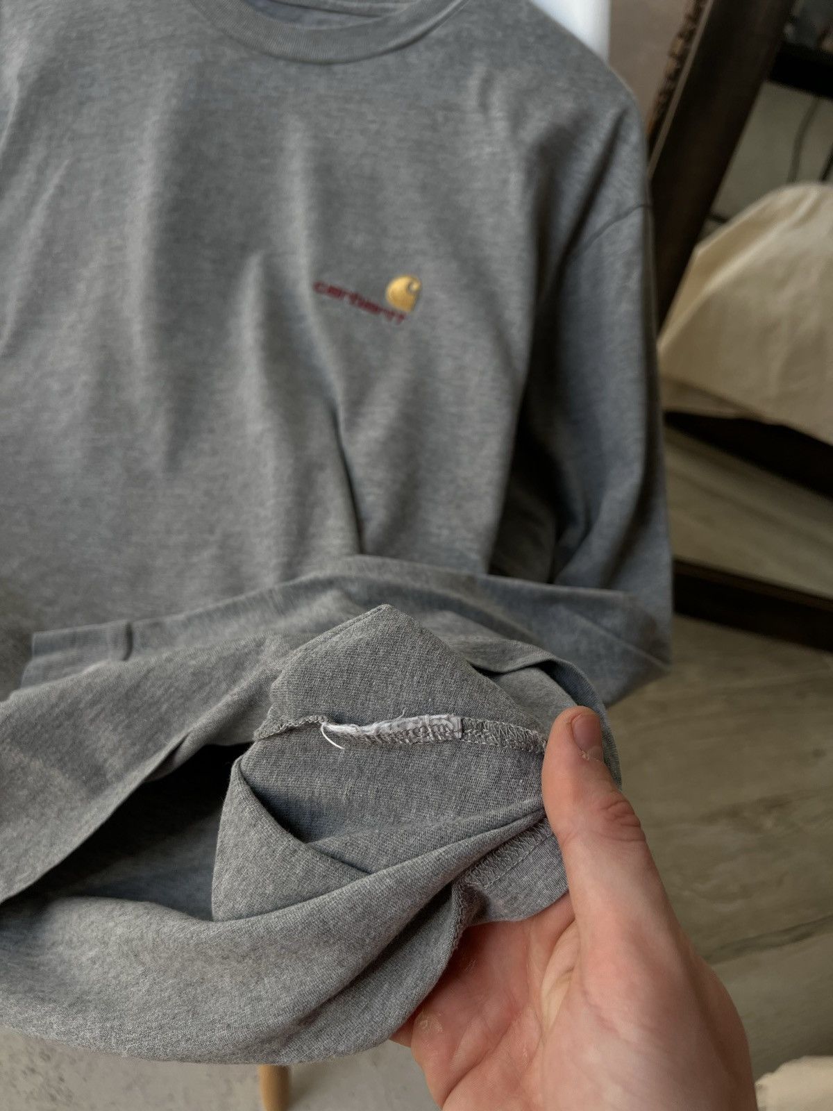 Carhartt × Carhartt Wip Carhartt Script Logo Longsleeve Size US XL / EU 56 / 4 - 7 Thumbnail