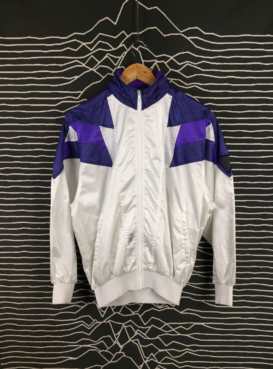 Asics Vtg 90s Asics MrDeporte Geometric Color Block Track Jacket Size US M / EU 48-50 / 2 - 2 Thumbnail