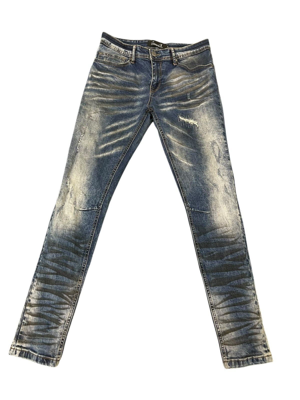 Skinny Jeans CavariA Faded Whiskered 1🟦1