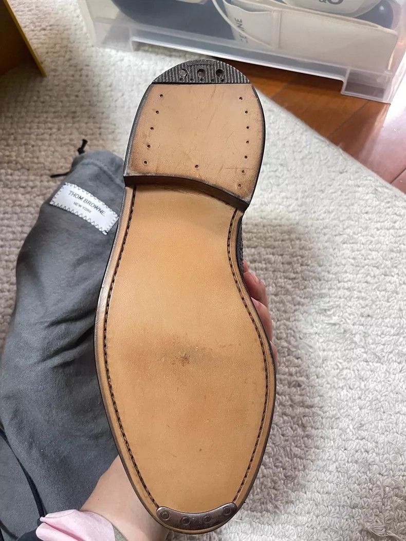 Thom Browne Thom Browne Black leather shoes Size US 6 / EU 39 - 8 Thumbnail