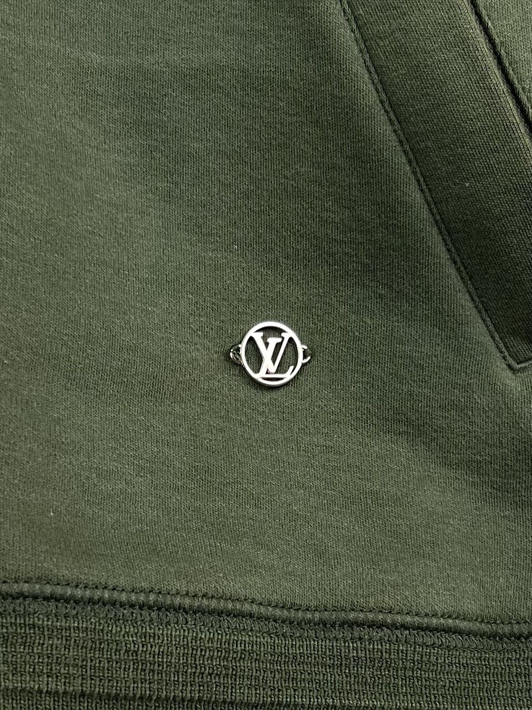 Louis Vuitton LOUIS VUITTON Sweatsuit Cotton LV Logo Zip Hoodie/Pants Set Size US M / EU 48-50 / 2 - 4 Thumbnail