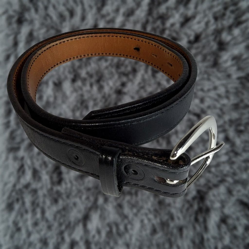 Vintage Don Hume Belt Western Leather 36 Black Mens B 109 Oklahoma Western Style Belt Size 36 - 1 Thumbnail