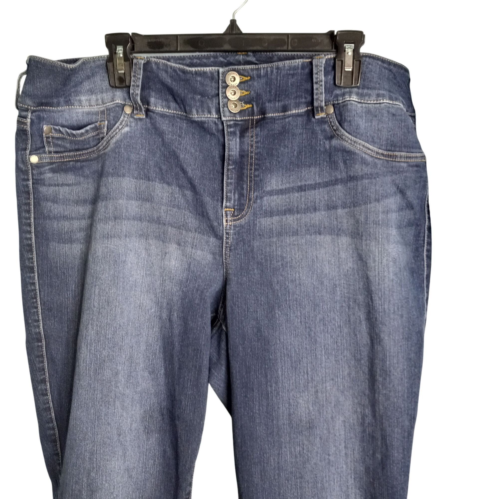 Torrid Torrid Size 22R Jegging Super Stretch Denim Women Blue Skinn Size 42" / US 20 - 2 Thumbnail