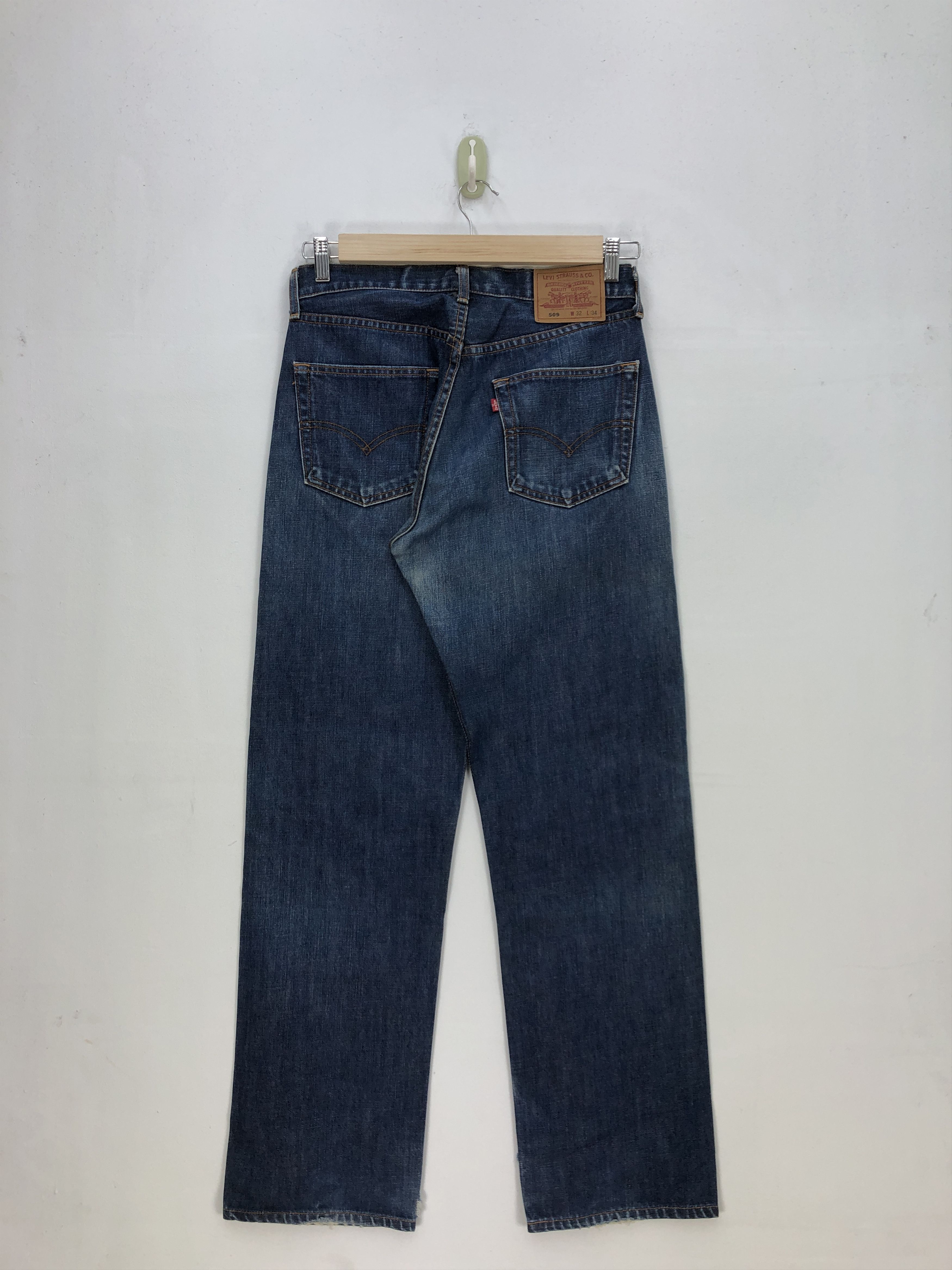 Levi's Vintage 90s Levis Jeans Levi's Fly Indigo Button Denim Size US 30 / EU 46 - 2 Thumbnail