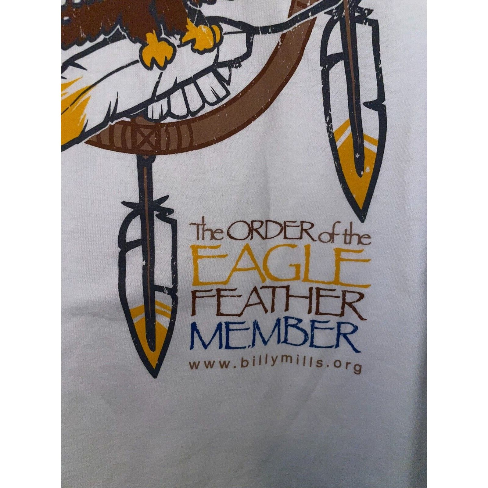 Fruit Of The Loom Vintage Eagle Shirt The Order Of The Eagle Billy Mills Shirt Size US XL / EU 56 / 4 - 4 Thumbnail