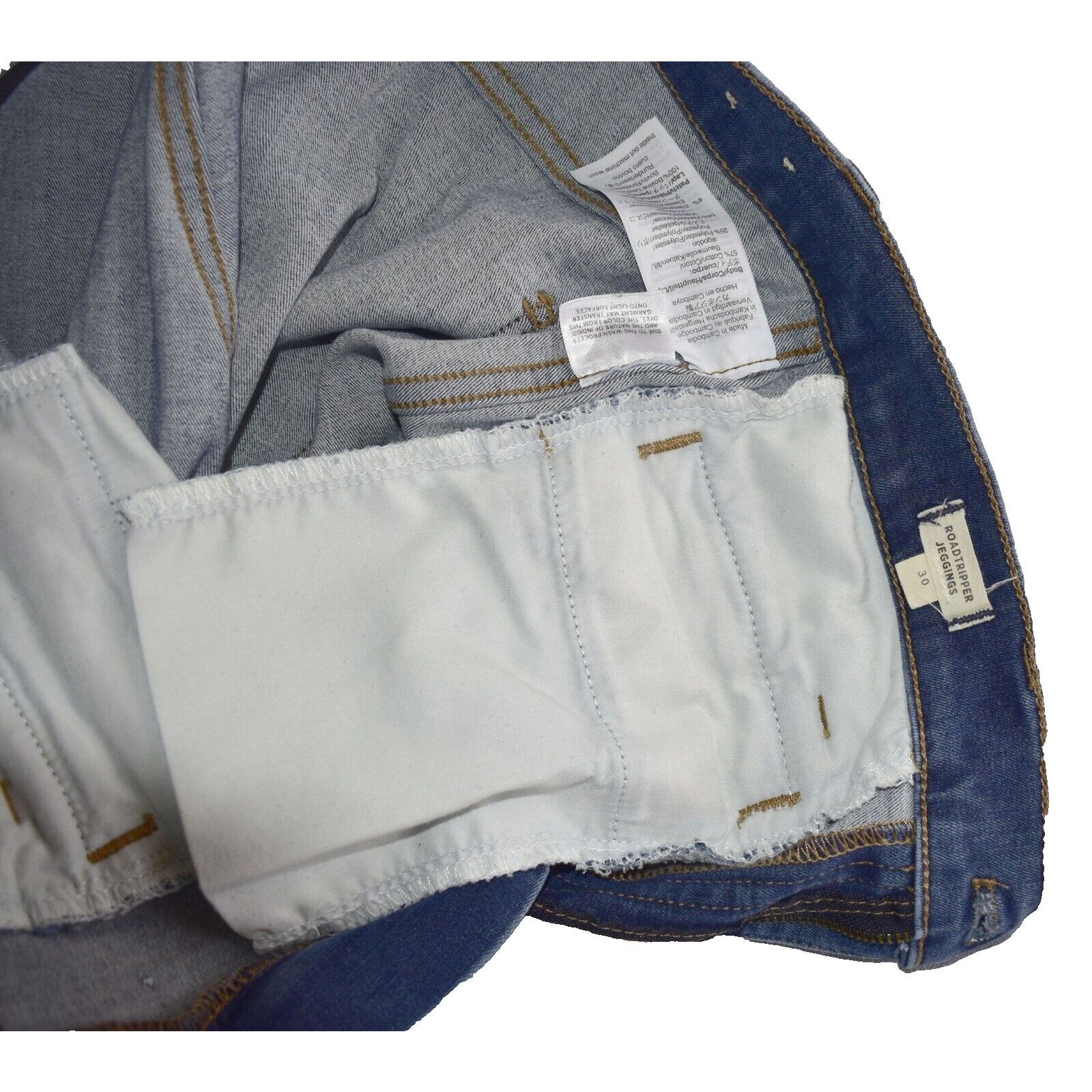 Madewell NEW MADEWELL Pockets Slim Leg Roadtripper Jeggings Jeans 30 Size 30" / US 8 / IT 44 - 5 Thumbnail