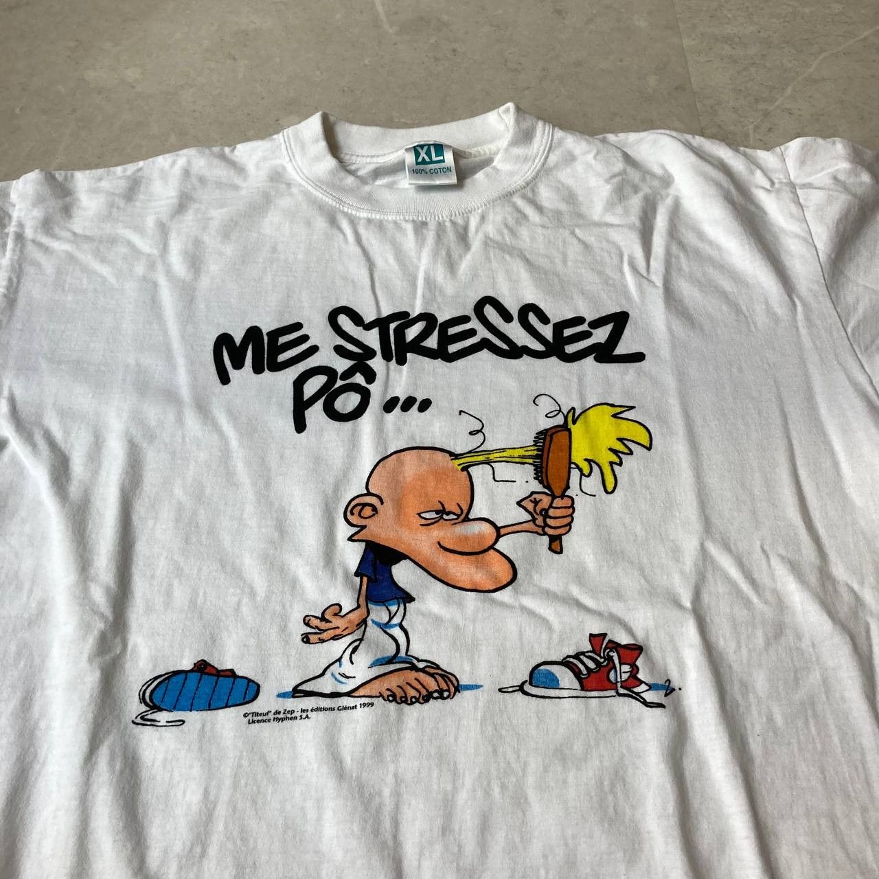 Cartoon Network Vintage 90s Titeuf Tootuff Comics Cartoon TV Series Movie Size US XL / EU 56 / 4 - 2 Thumbnail