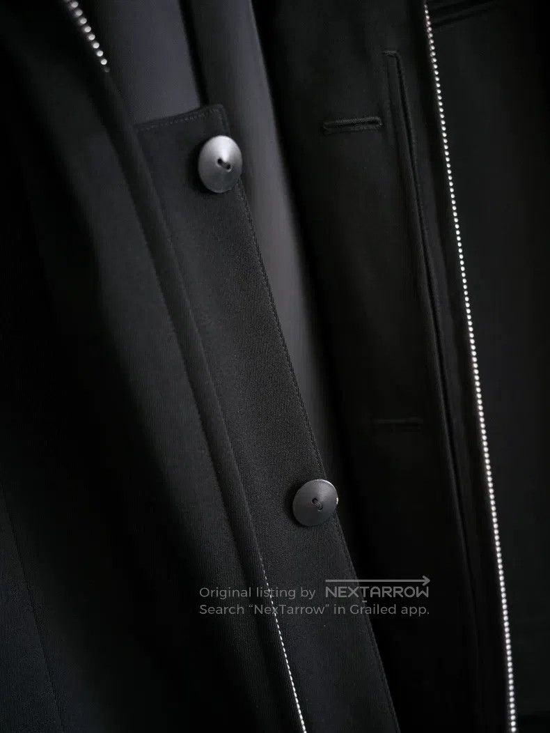 Yohji Yamamoto YOHJI YAMAMOTO Leather扣 Zipper Jacket Size US L / EU 52-54 / 3 - 6 Thumbnail