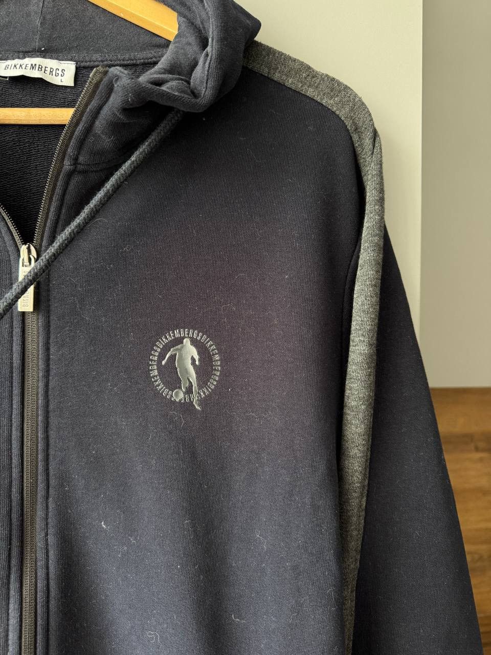Dirk Bikkembergs × Vintage DIRK BIKKEMBERGS SPORT GREAT QUALITY VINTAGE ZIP SWEATSHIRT Size US L / EU 52-54 / 3 - 3 Thumbnail