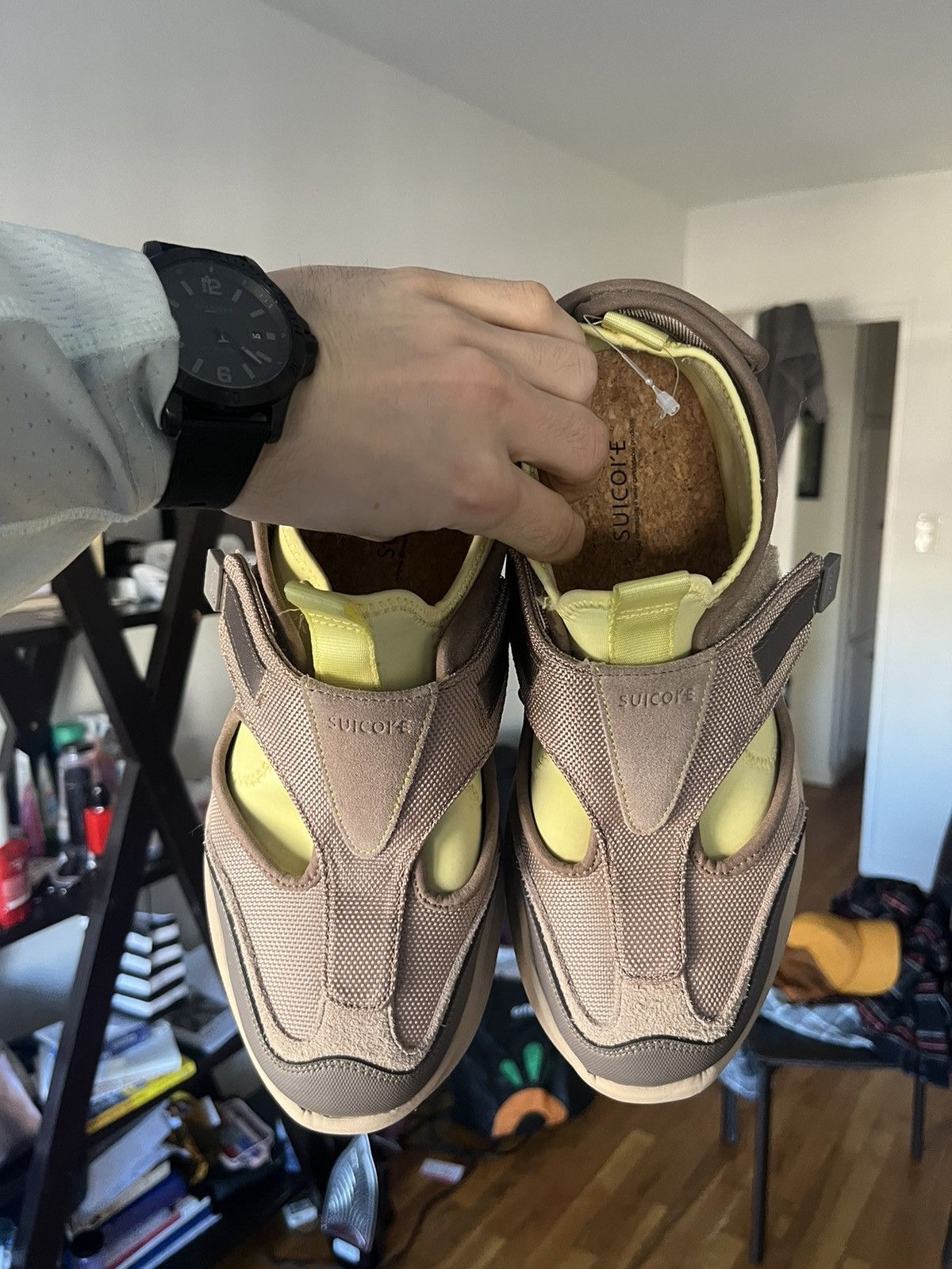Suicoke Suicoke tred beige & yellow sneakers 2023 Size US 8 / EU 41 - 2 Thumbnail