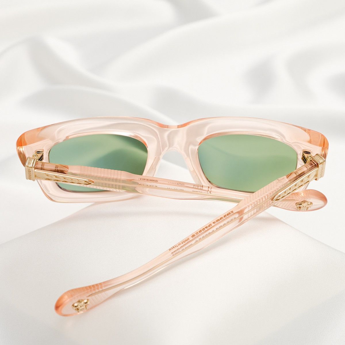 Chrome Hearts CHROME HEARTS STEEZIN PINK CRYSTAL SUNGLASSES Size ONE SIZE - 7 Thumbnail