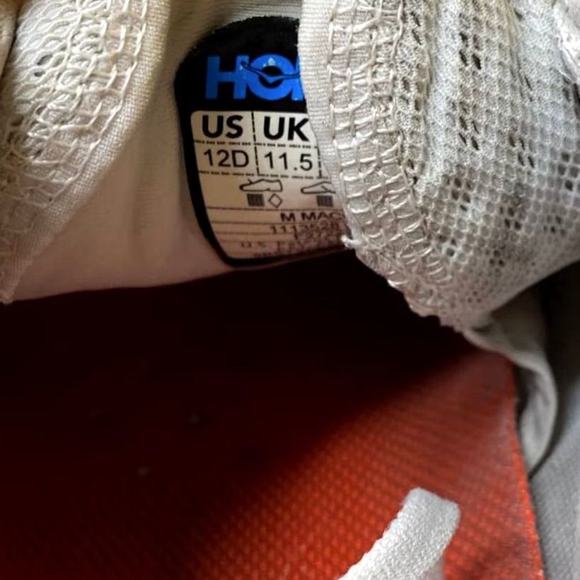 Vintage Hoka One One Mach 4 Sneaker Mens Size 12D White Athletic Size US 12 / EU 45 - 7 Thumbnail