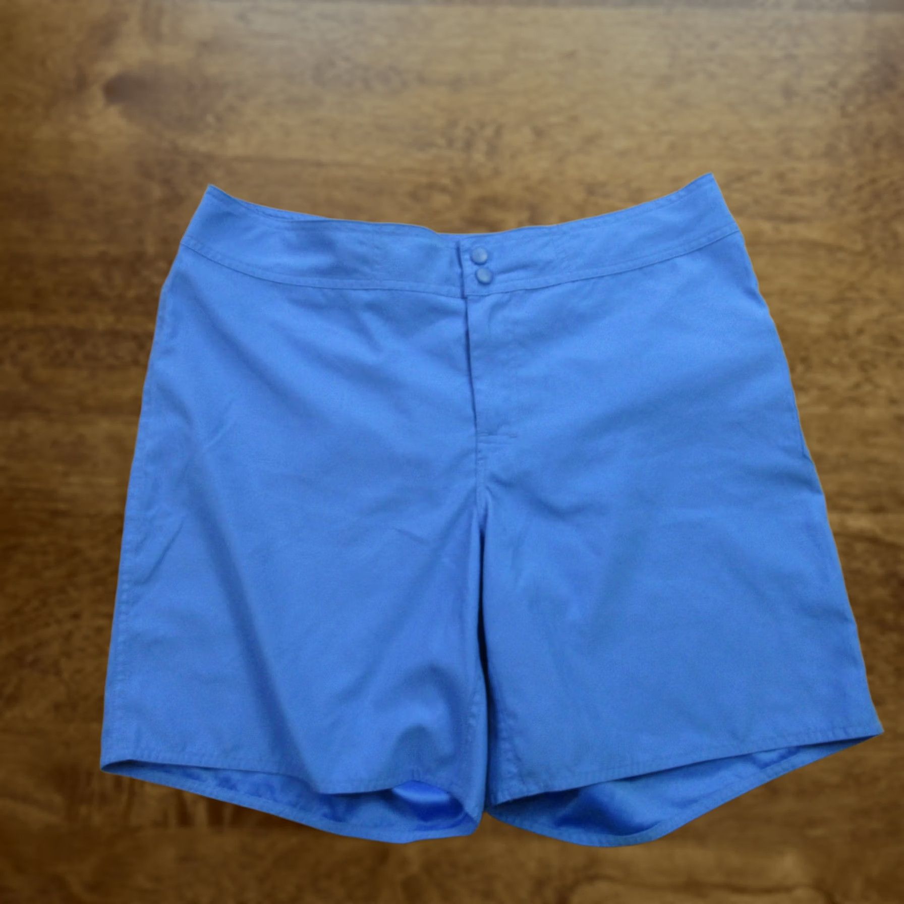 Vintage LL Bean Shorts Chino Womens 14 Blue Lightweight Outdoors Pockets Snap Size 36" / US 14 / IT 50 - 1 Thumbnail
