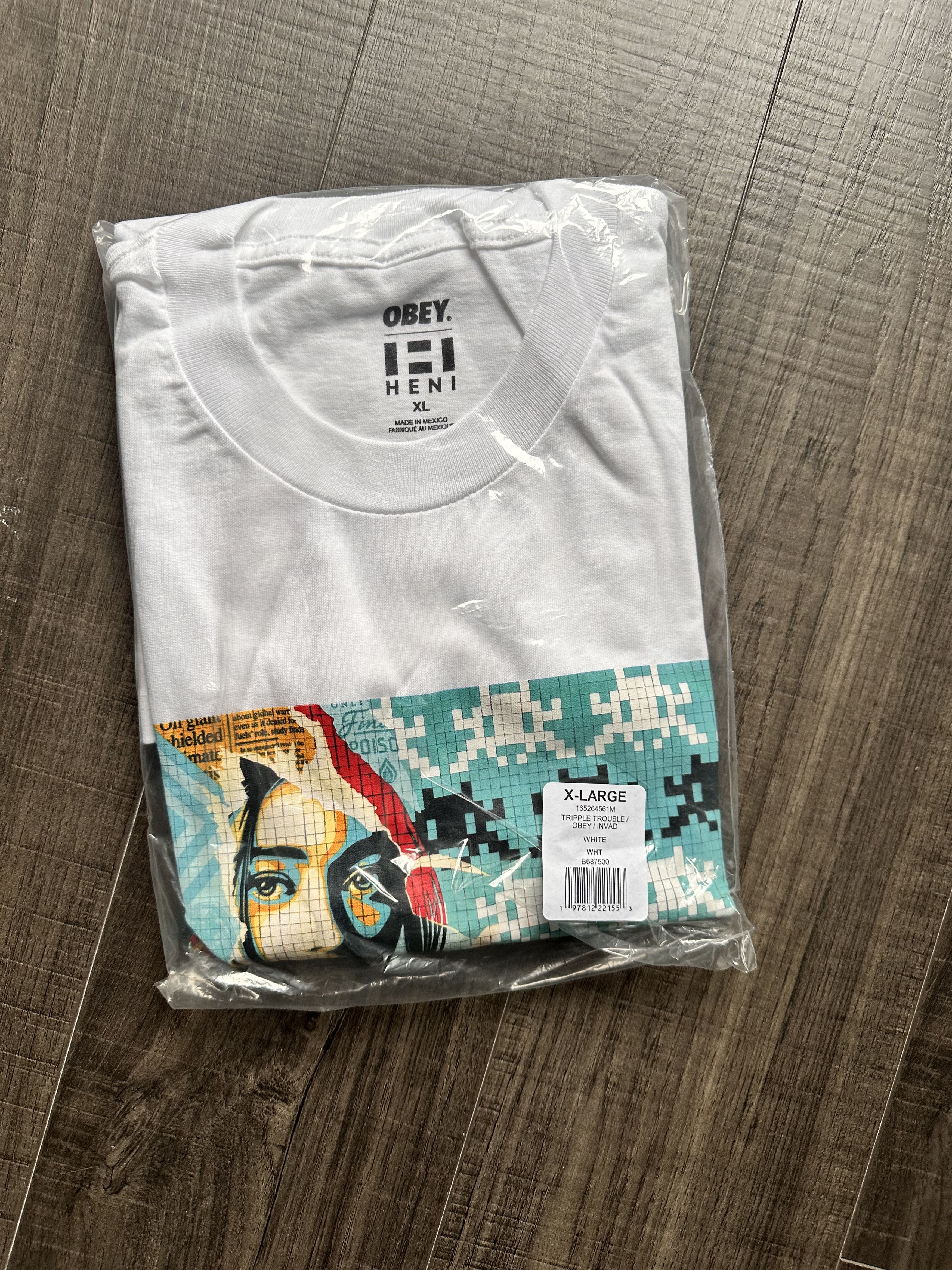 Obey × Shepard Fairey OBEY x INVADER Tee XL Size US XL / EU 56 / 4 - 3 Thumbnail