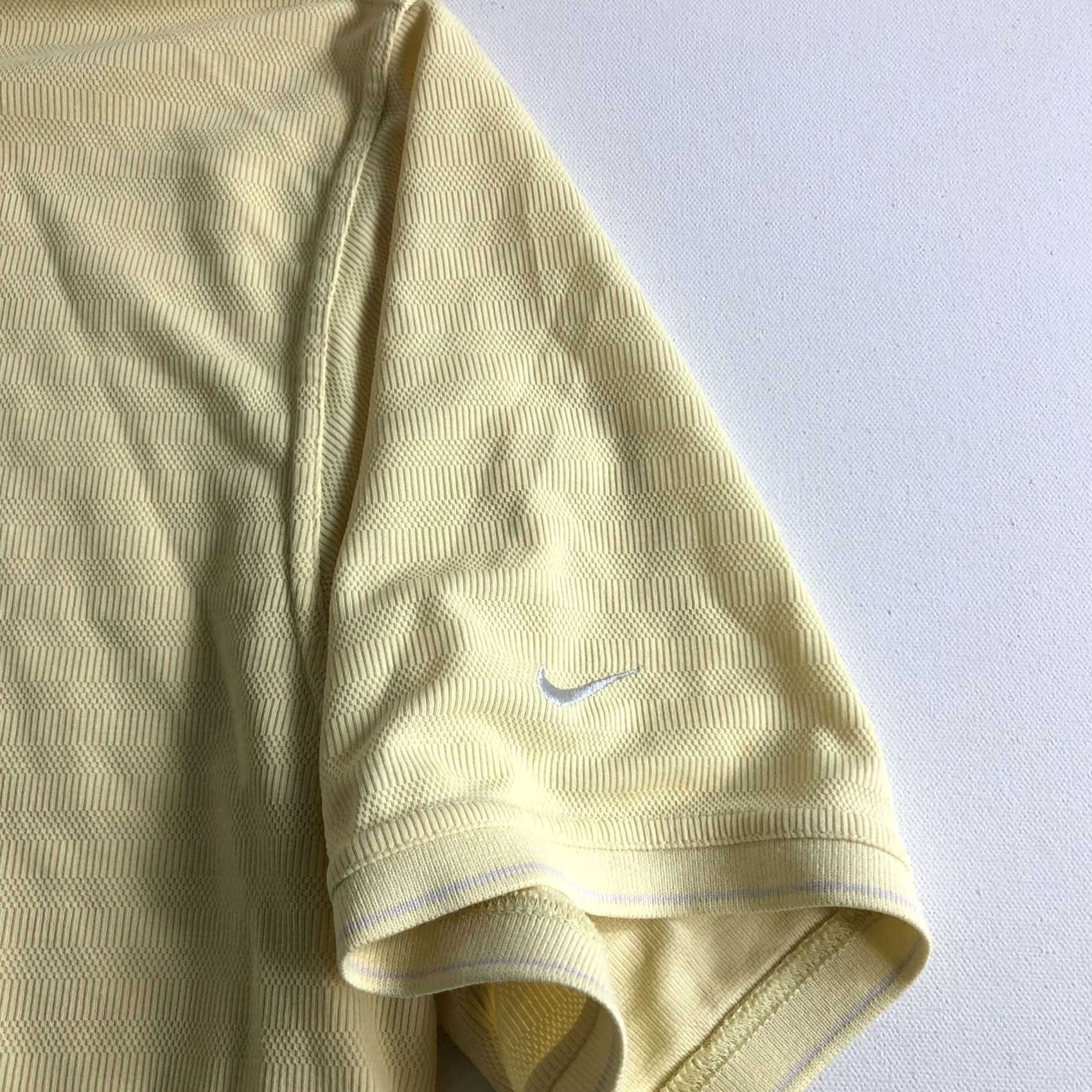 Nike Nike Golf Polo Shirt Men's DRI-FIT Yellow Short Sleeve Polyester Size Large Size US L / EU 52-54 / 3 - 4 Thumbnail