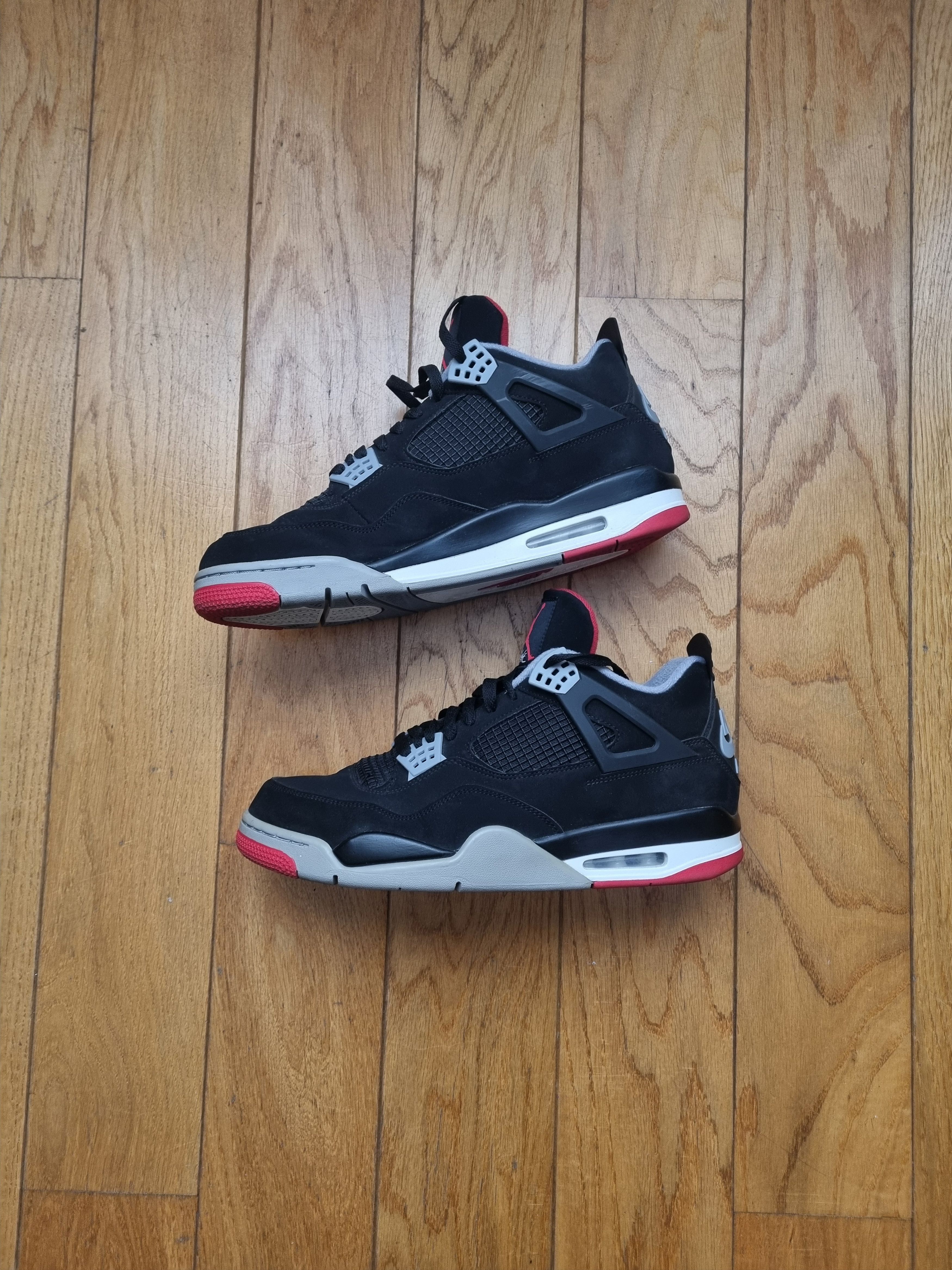 Jordan Brand Air Jordan 4 Retro Og 2019 Bred Size US 13 / EU 46 - 1 Thumbnail