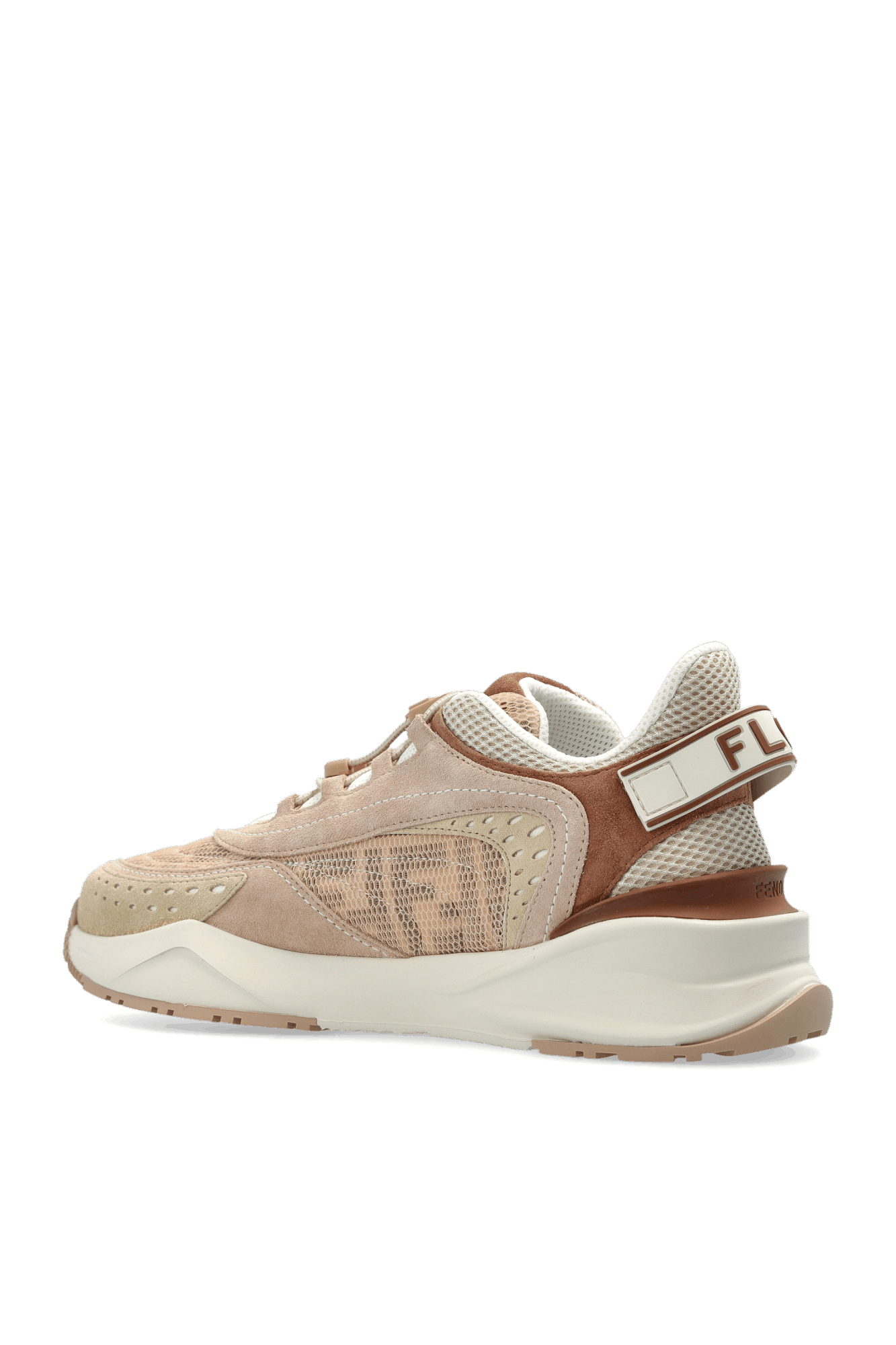 Fendi os11x0526 Flow Low-Top Sneakers in Beige Size US 8 / IT 38 - 5 Thumbnail