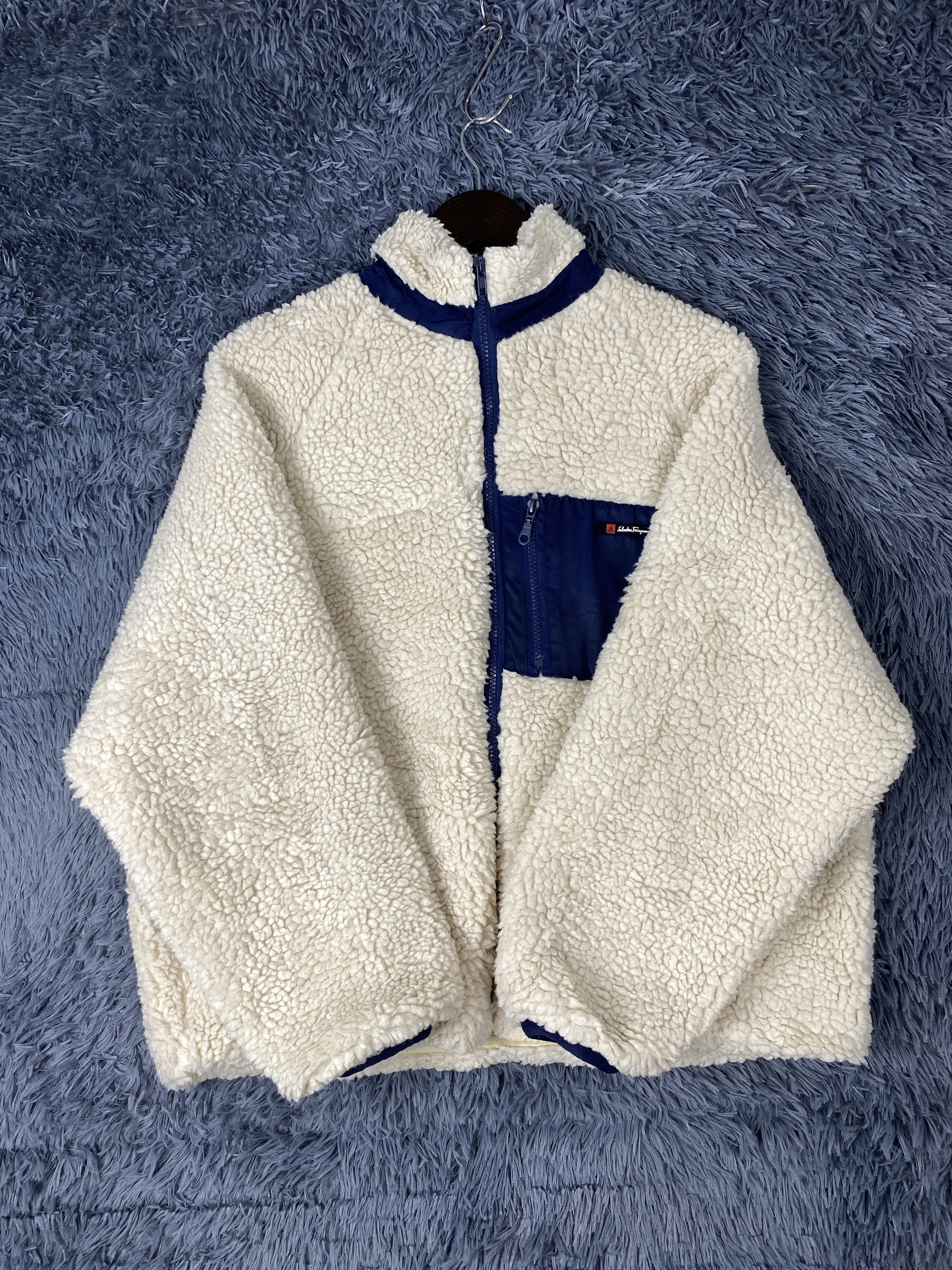 Japanese Brand Vintage Daisy Fleece Jacket K0077 Size US L / EU 52-54 / 3 - 6 Thumbnail