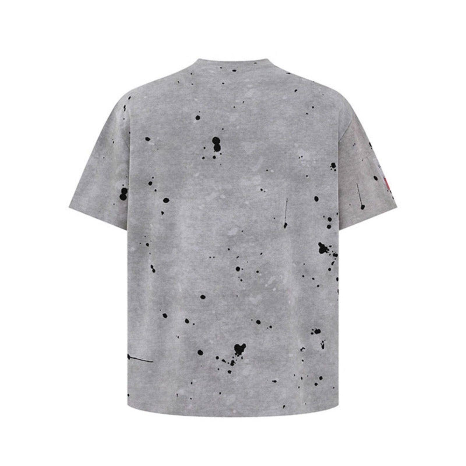 Vintage Gray Graphic Print Oversized T-Shirt, Casual Streetwear Tee Size US L / EU 52-54 / 3 - 2 Thumbnail
