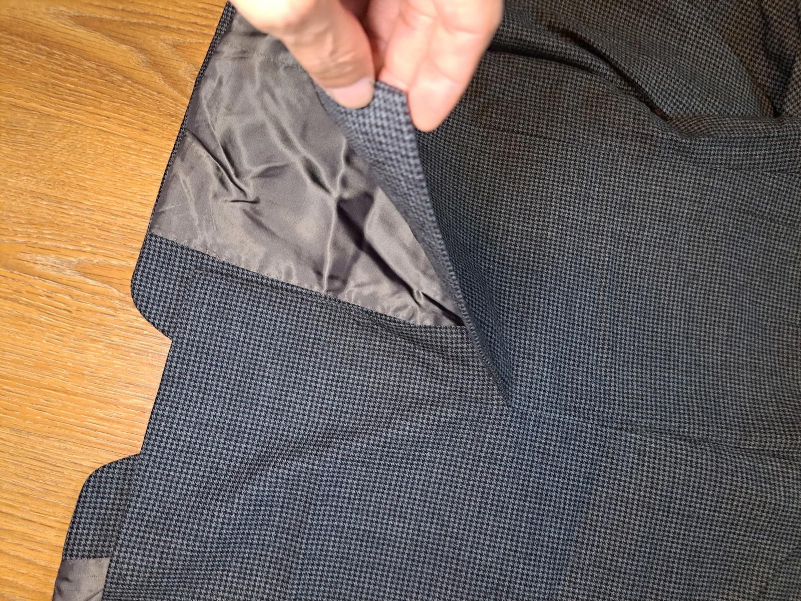 Polo Ralph Lauren Ralph Lauren Sport Coat Mens 40S Gray Houndstooth Wool Size 40S - 8 Thumbnail
