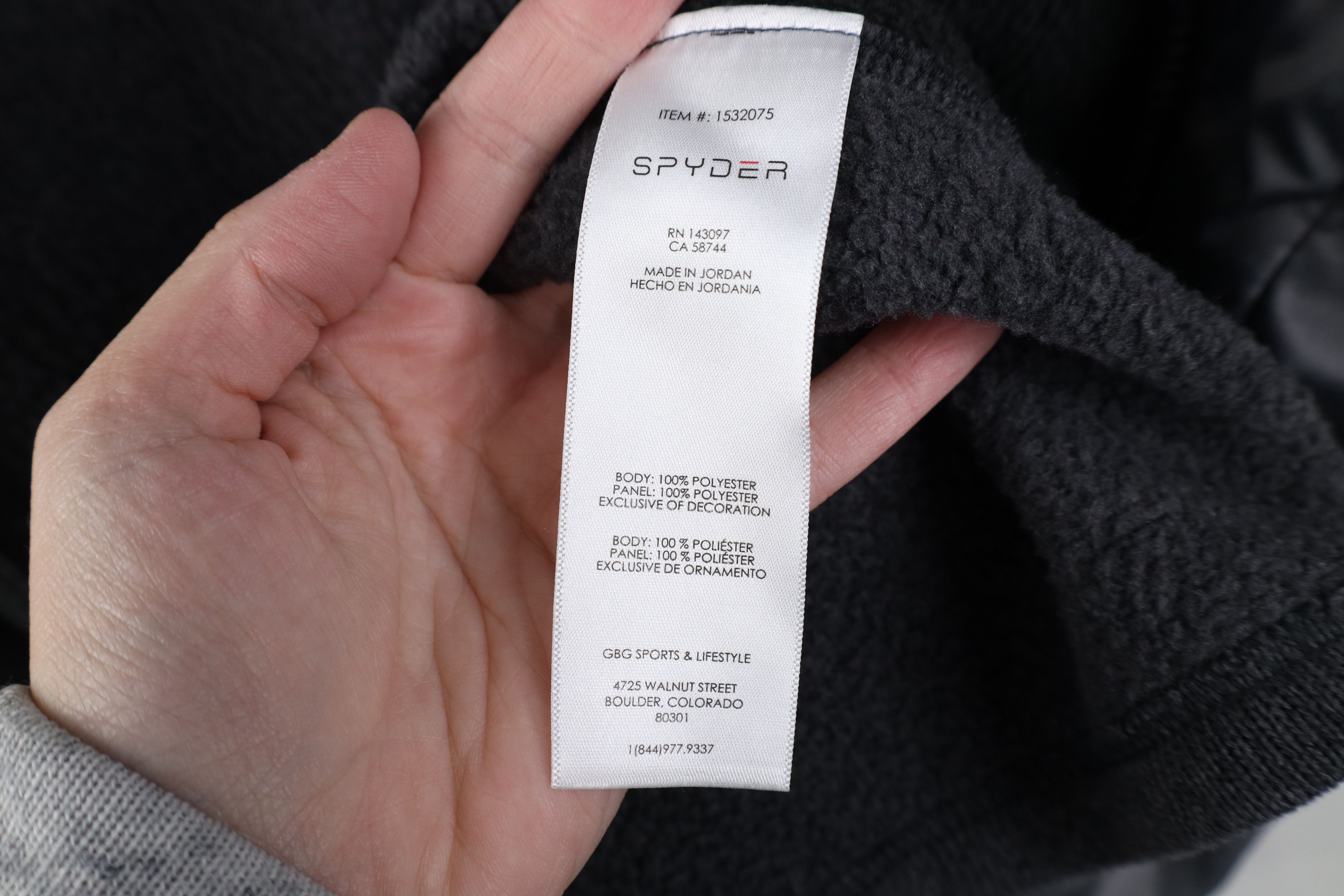 Spyder Spyder Jacquard Fleece Knit Foremost Full Zip Jacket Gray Size US XL / EU 56 / 4 - 11 Thumbnail