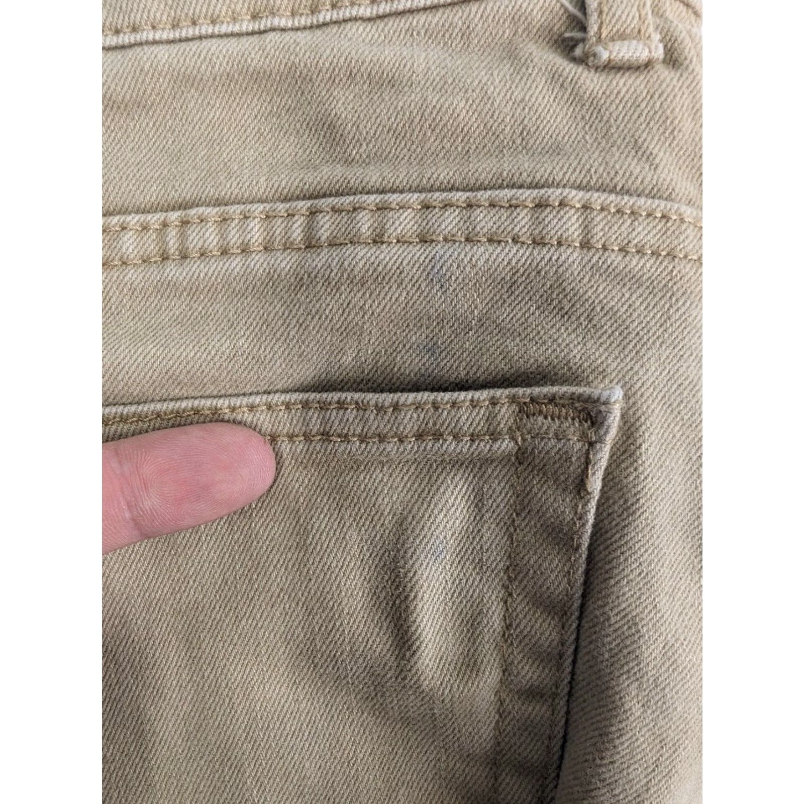 Forever 21 FOREVER 21 Jeans Men Denim Beige Slim Skinny Distressed 5-Pocket Design Beiges Size 32x30 Size US 32 / EU 48 - 7 Thumbnail