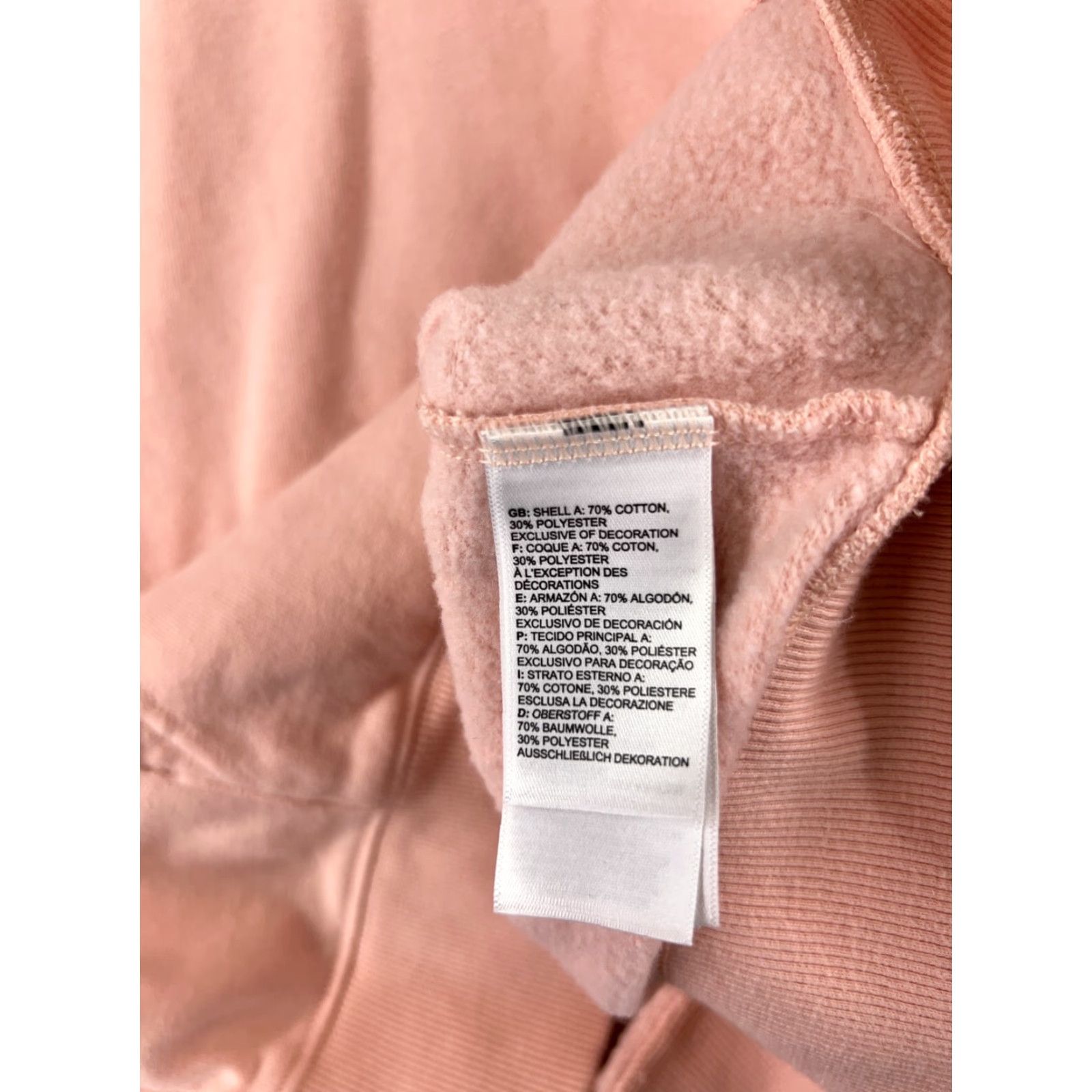 The North Face The North Face Hoodie Women's Small Pink Cotton Blend with Pockets Bear Logo Pullover Lightweight Sweatshirt - Womens S Pink Bear Pattern 90sInspired? Size S / US 4 / IT 40 - 4 Thumbnail