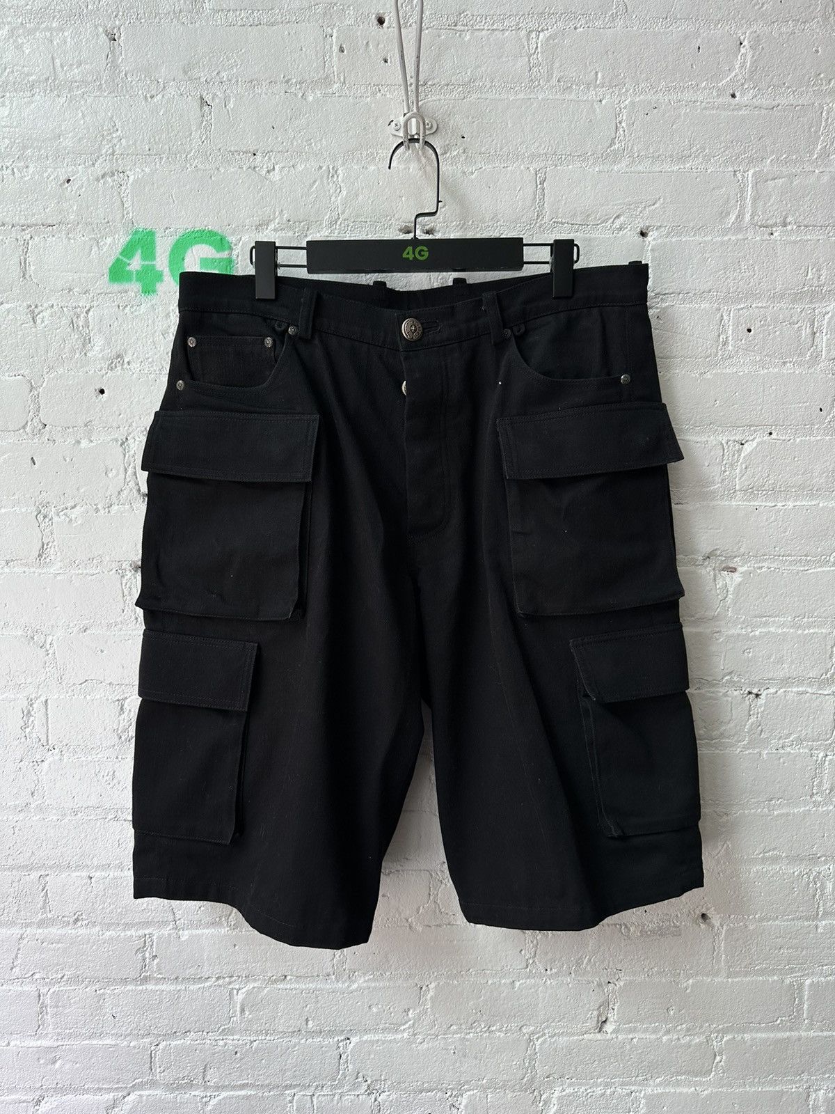 Chrome Hearts DENIM CHROME HEARTS SHORTS Size US 36 / EU 52 - 1 Thumbnail