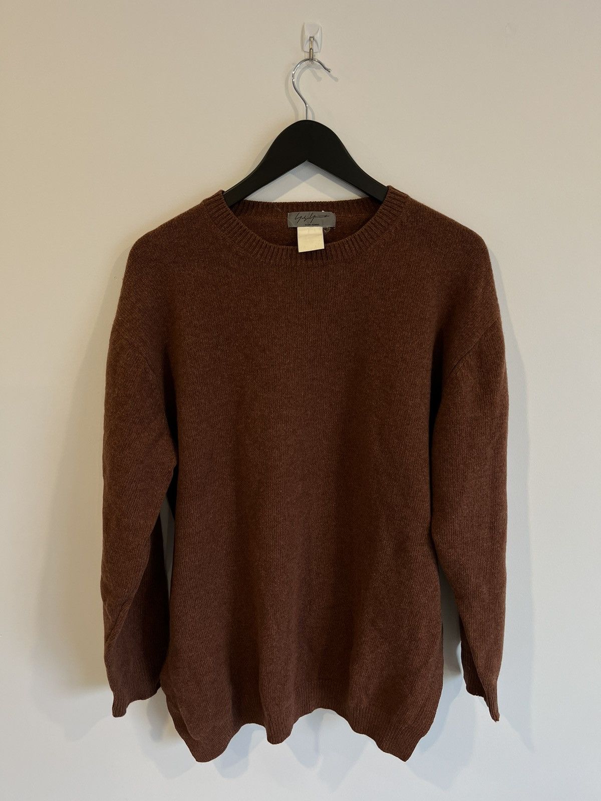 Vintage Yohji Yamamoto unique brown wool sweater