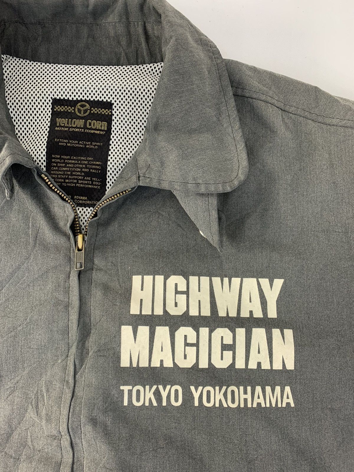 YELLOW CORN 90s Yellow Corn Sledge Hammer Highway Magician Racing Jacket Size US L / EU 52-54 / 3 - 4 Thumbnail