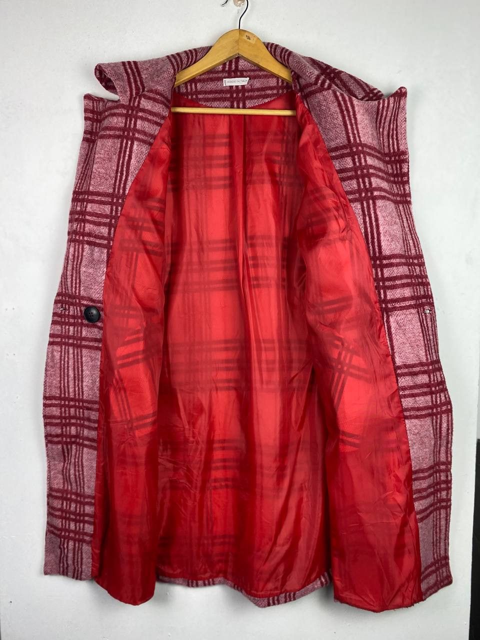 Italic italian designer long wool jacket nice design Size US L / EU 52-54 / 3 - 5 Thumbnail