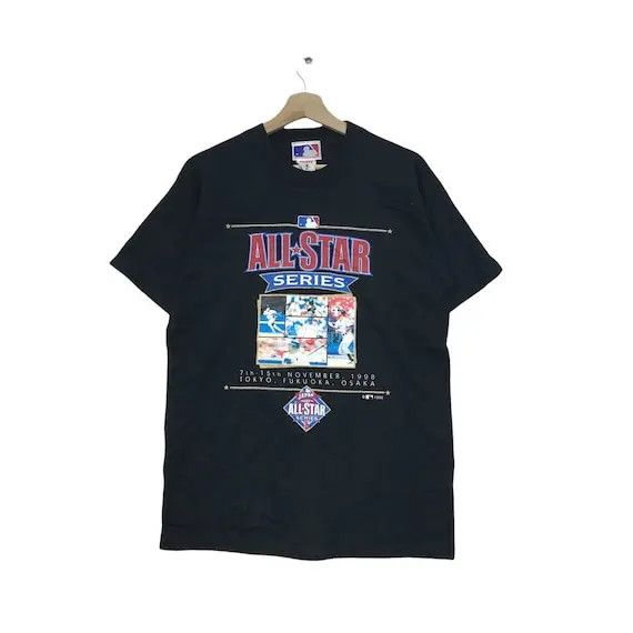 MLB × Vintage Vtg 1998 MLB JAPAN All Star Series Baseball Tee Shirt Size US S / EU 44-46 / 1 - 1 Thumbnail