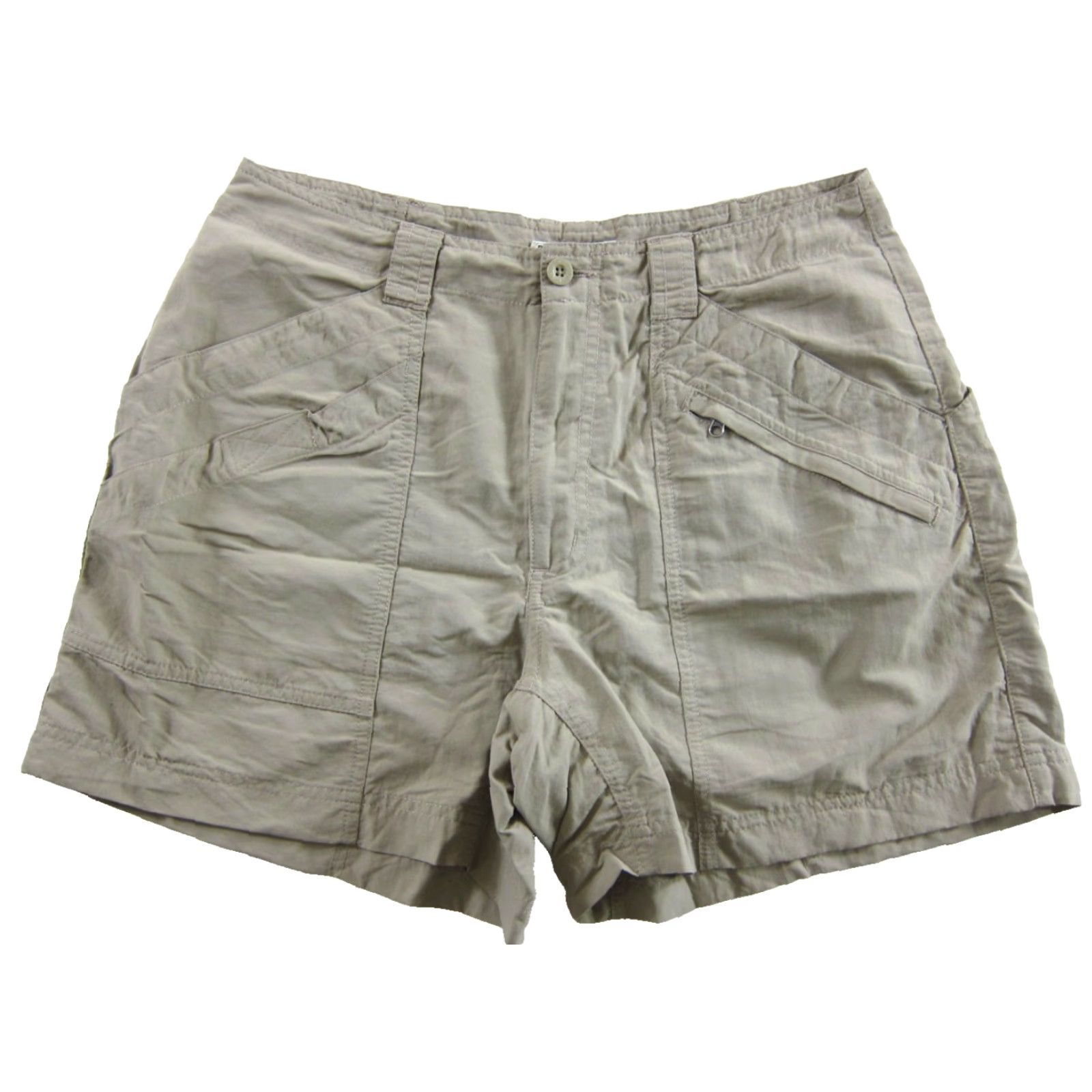 Royal Robbins VINTAGE Royal Robbins Shorts Women 6 Beige Nylon Cargo Pocket 30" waist 5" inseam 41" hip 10" rise 6 pockets Cargo Shorts Women 6 Size 28" / US 6 / IT 42 - 2 Thumbnail