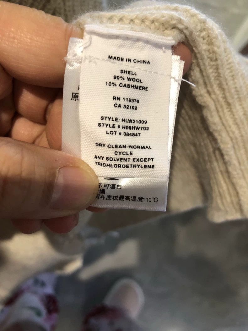 Helmut Lang HELMUT LANG Long, casual sweater Size US XS / EU 42 / 0 - 6 Thumbnail