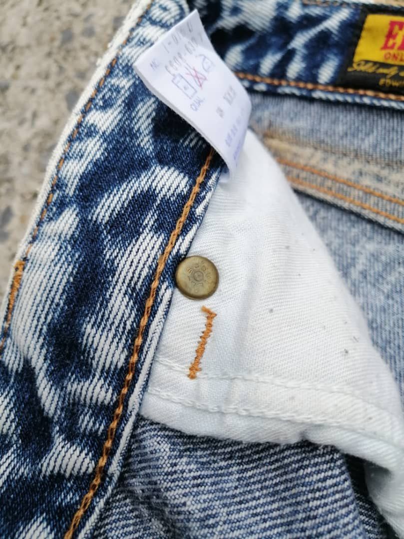 Edwin × Vintage Vintage Edwin 1510-96 Acid Washed Denim Jeans Size US 30 / EU 46 - 9 Thumbnail