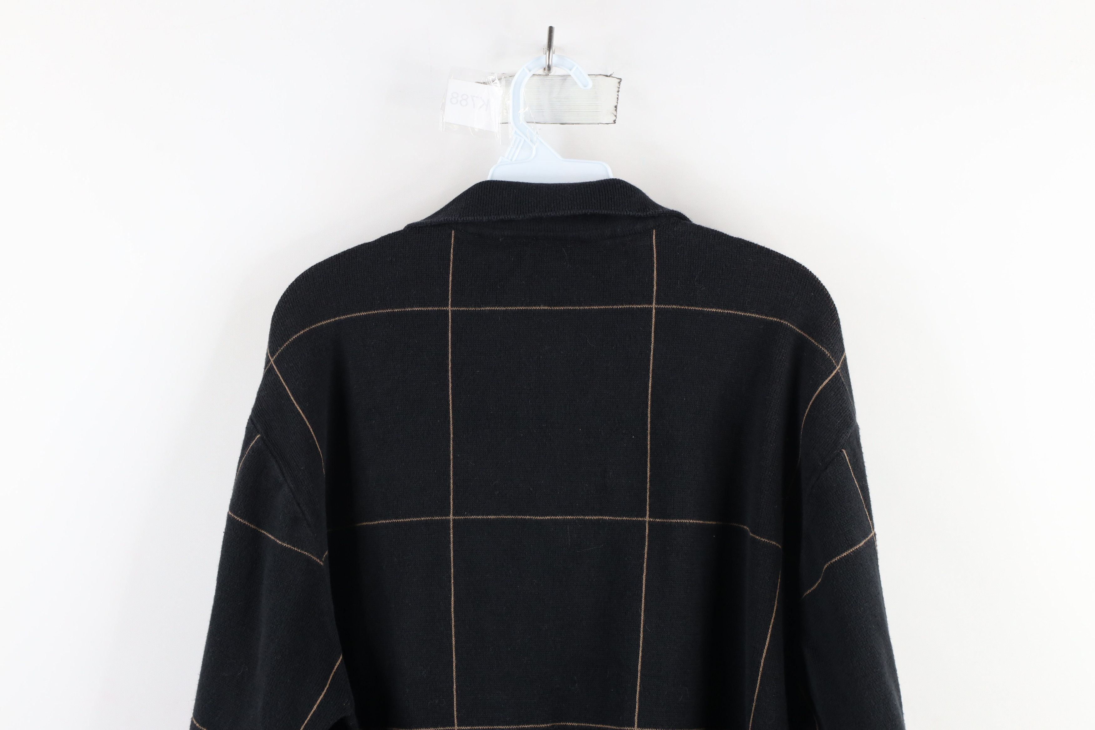 Vintage Vintage 90s Streetwear Heavyweight Pullover Collared Sweater Size ONE SIZE - 8 Thumbnail