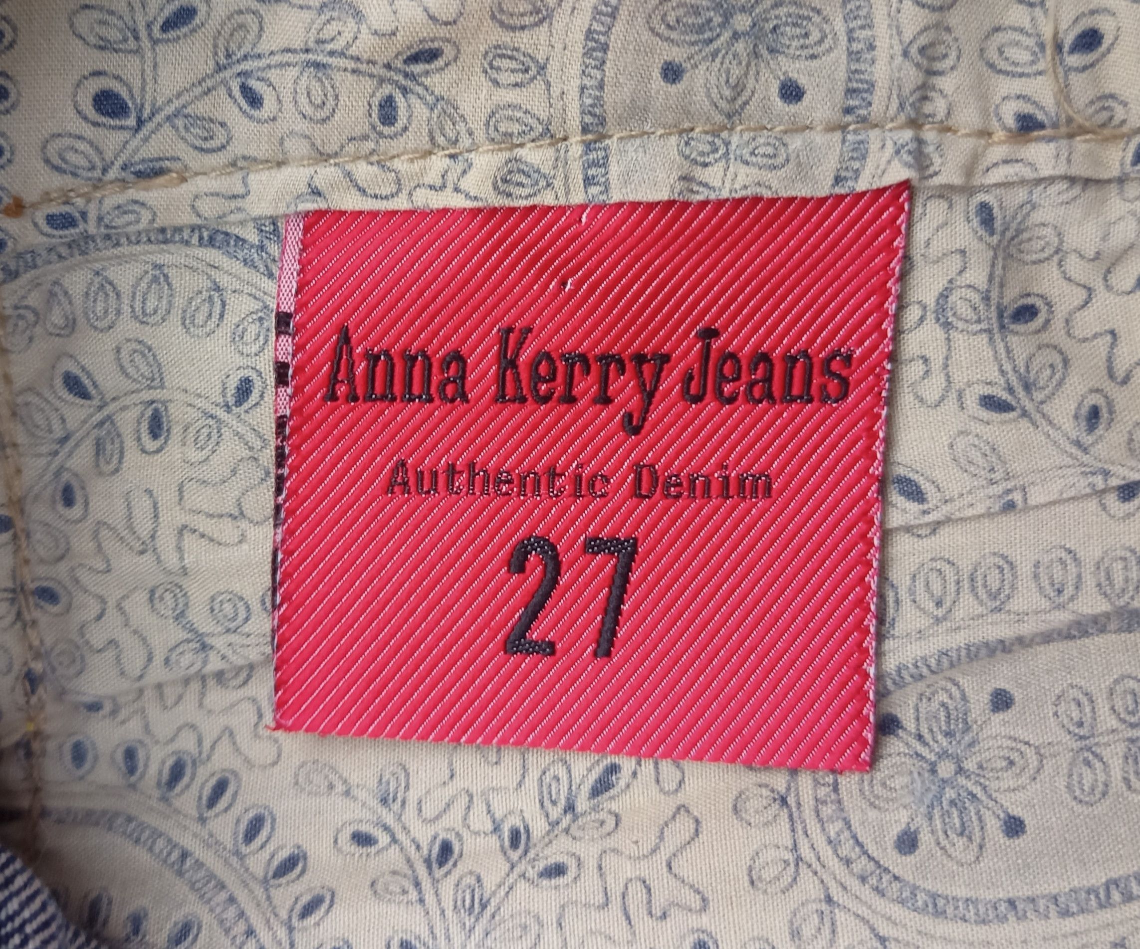 Japanese Brand Anna Kerry Low Rise Mud Max Super Flare Jeans Size US 27 - 21 Thumbnail