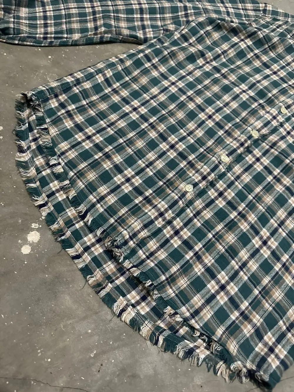 PPFM PPFM Flannel Frayed Hem Scab Pocket Design Shirt Size US M / EU 48-50 / 2 - 4 Thumbnail