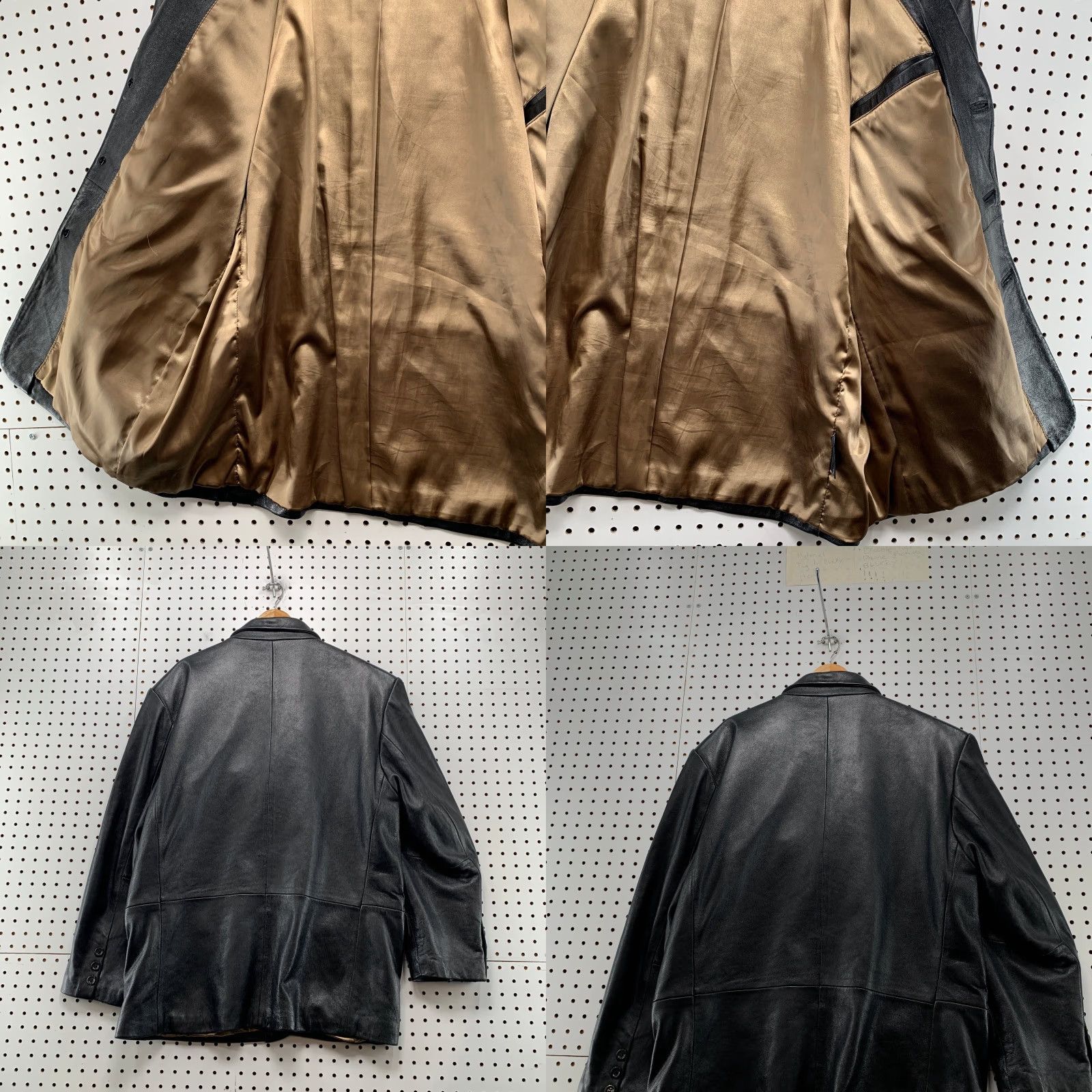 Vintage VINTAGE Collezione Leather Jacket Mens 2XL Black Super Natural Dean Winchester Jacket Men 2XL Black Collezione Leather Bomber Tv Decade 90s Mens Size US XXL / EU 58 / 5 - 10 Thumbnail