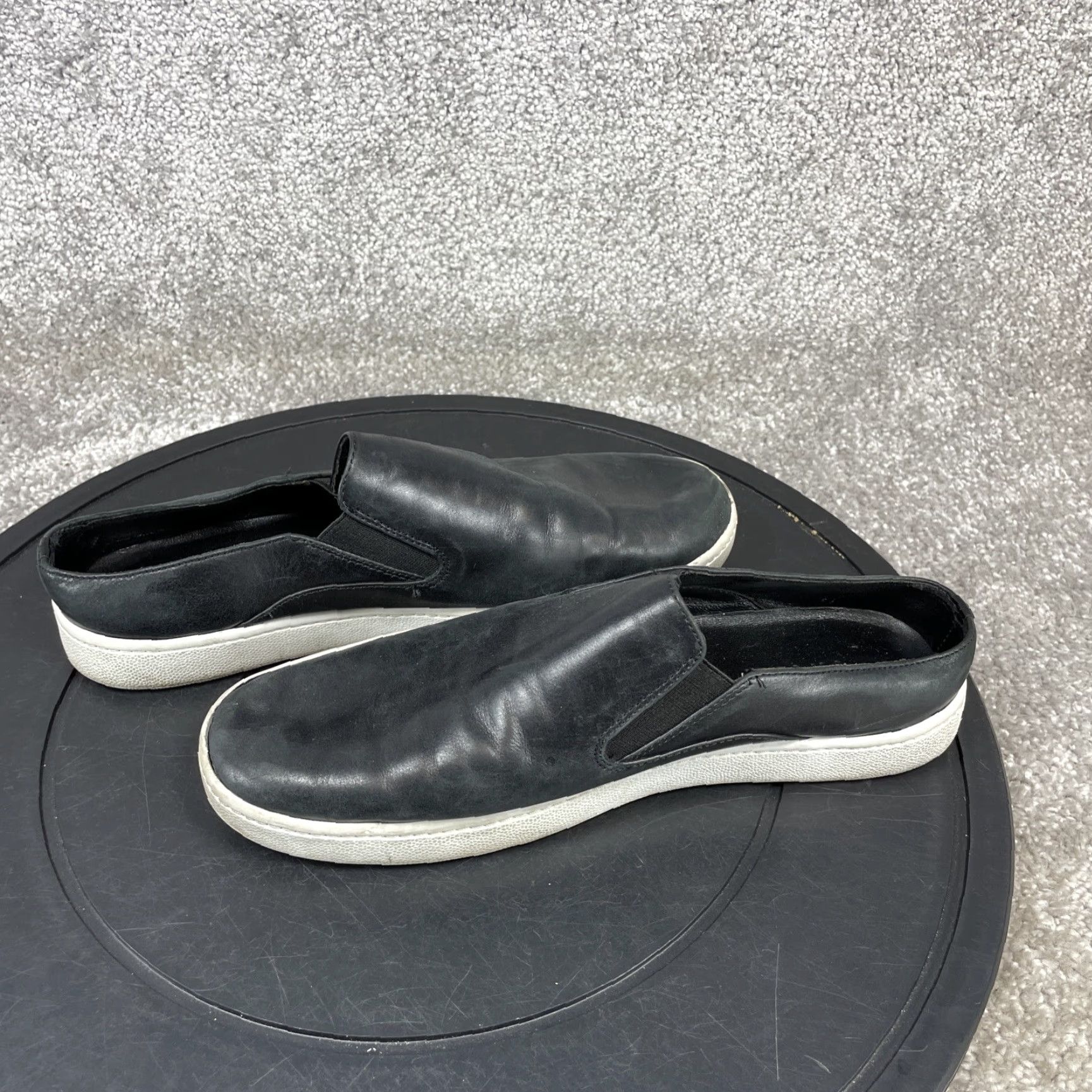 Vince Camuto Vince Ranger Sneaker Mens Size 6.5 Blue Suede Slip On Vince Camuto Casual Shoes Size US 6.5 / EU 39-40 - 7 Thumbnail