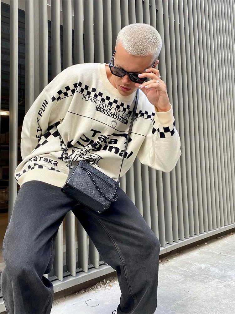 Other Winter Sweater Retro Pattern Size US XL / EU 56 / 4 - 1 Thumbnail