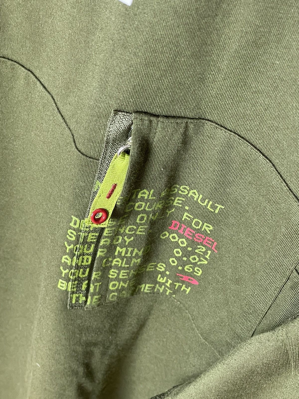 Diesel × Vintage Vintage Y2K Diesel Printed Long Sleeve T-Shirt Center Logo Size US XL / EU 56 / 4 - 10 Thumbnail