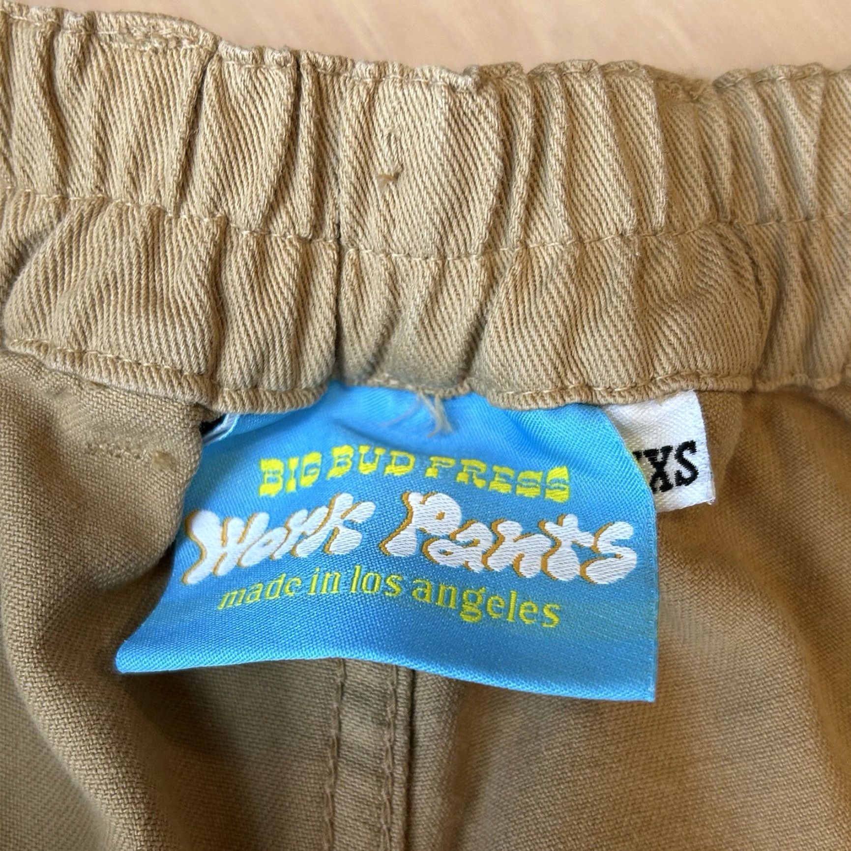 Big Bud Press VINTAGE Big Bud Press Work Pants Twill Utility Trouser Women’s 2XS Tan Solid Patch Pockets High Rise Cotton Relaxed Jeans 29in 24in 11 Rise Mens? Size 24" / US 00 / IT 34 - 6 Thumbnail