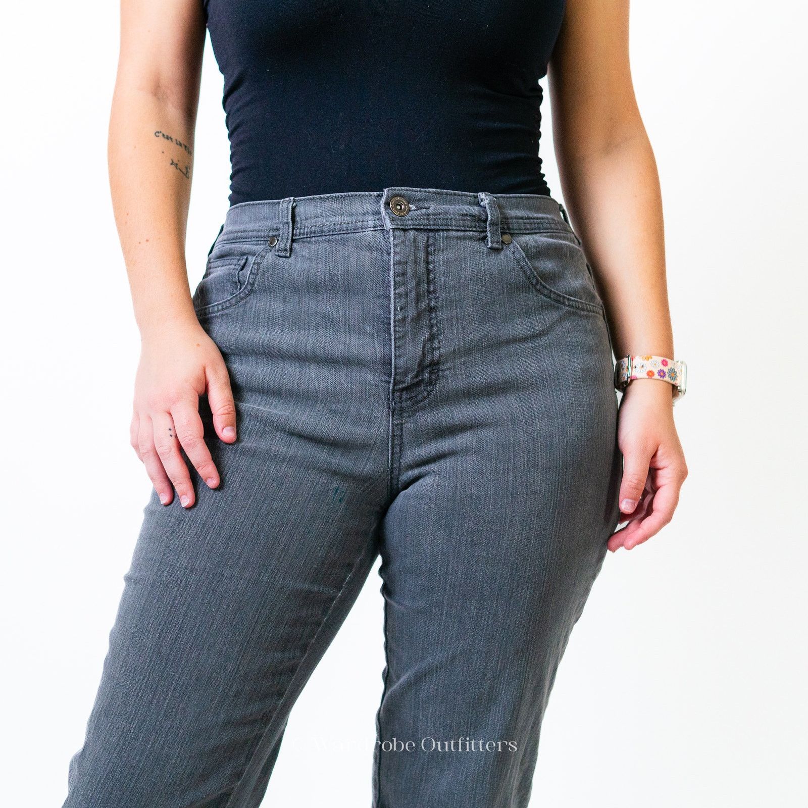 Designer Charter Club Classic Straight Petite Jeans Size 32" / US 10 / IT 46 - 5 Thumbnail