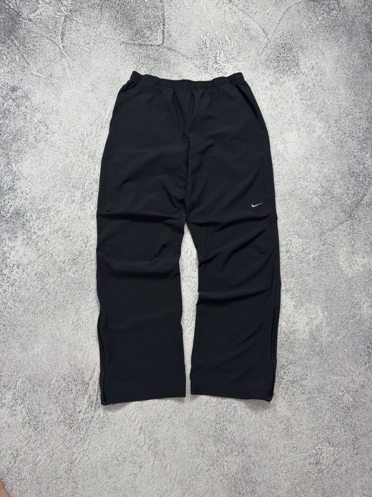 Nike Vintage Nylon Baggy Drill Joggers Sweatpants Y2K