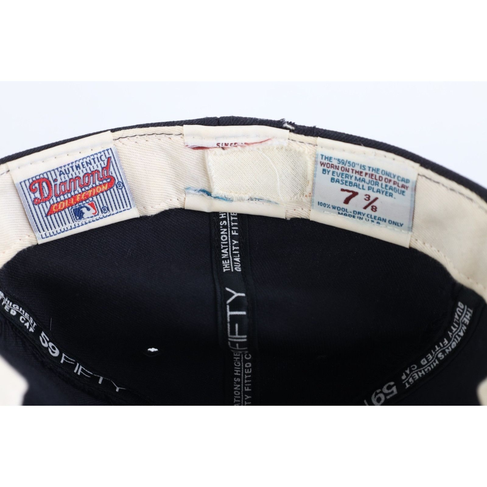 New Era Vintage 90s New Era Old English D Detroit Tigers Fitted Hat Size ONE SIZE - 10 Thumbnail