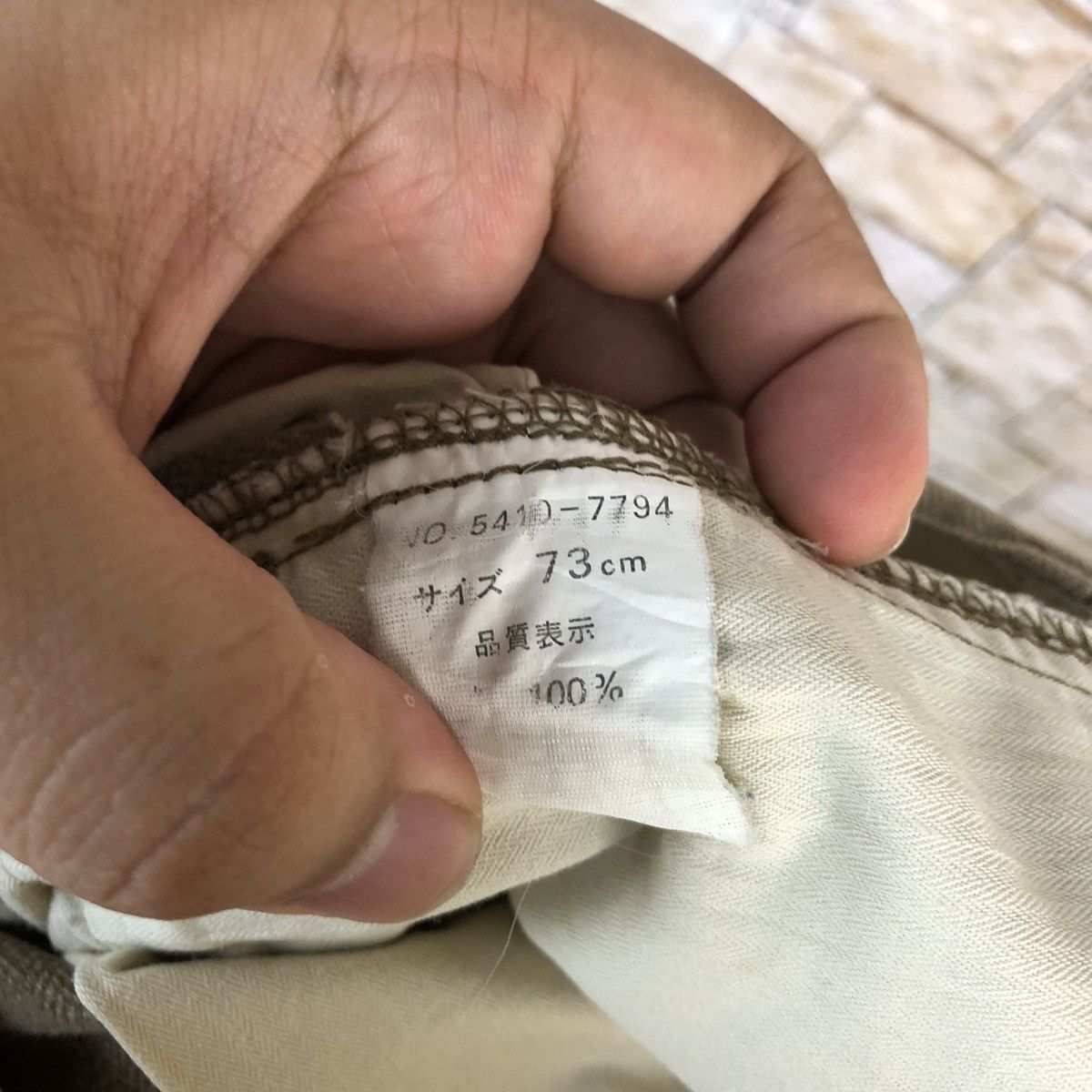 Japanese Brand Think Pink faded Cargo utility Multipocket Pants #A1160 Size US 29 - 23 Thumbnail