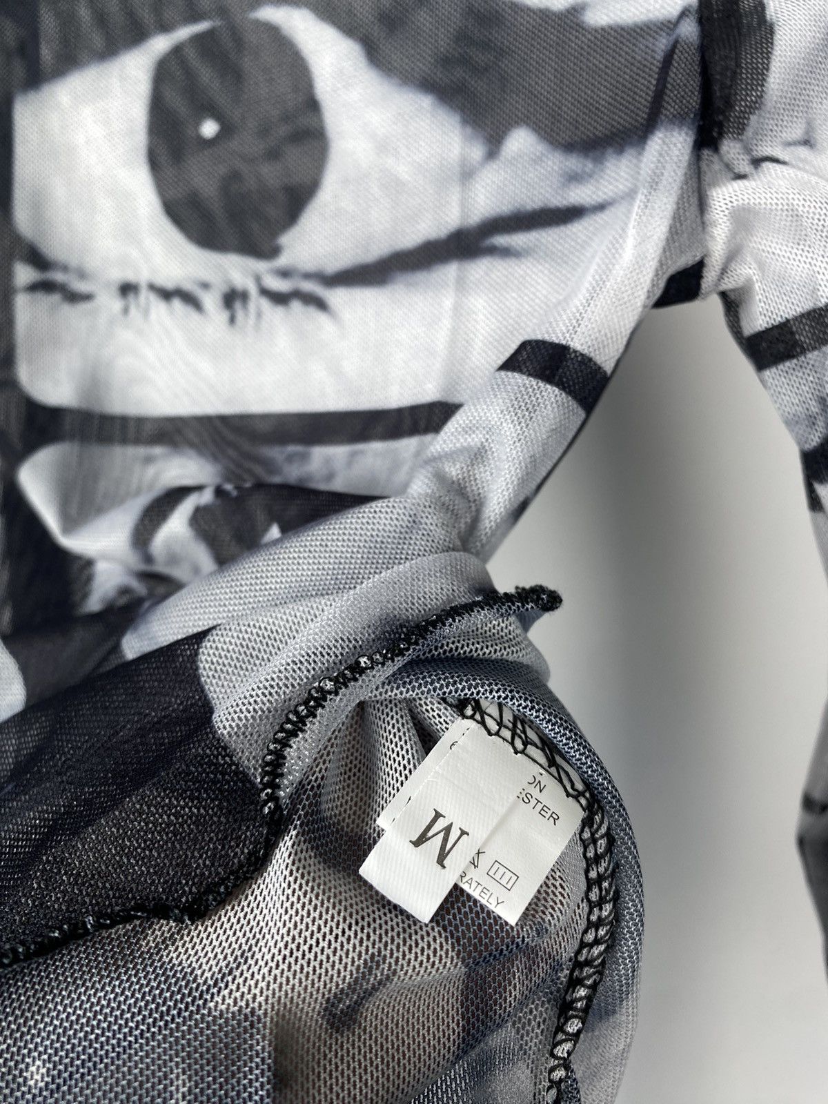 Designer × Japanese Brand Save The Queen Jean Paul Gaultier Style Mesh Top Blouses Size M / US 6-8 / IT 42-44 - 9 Thumbnail